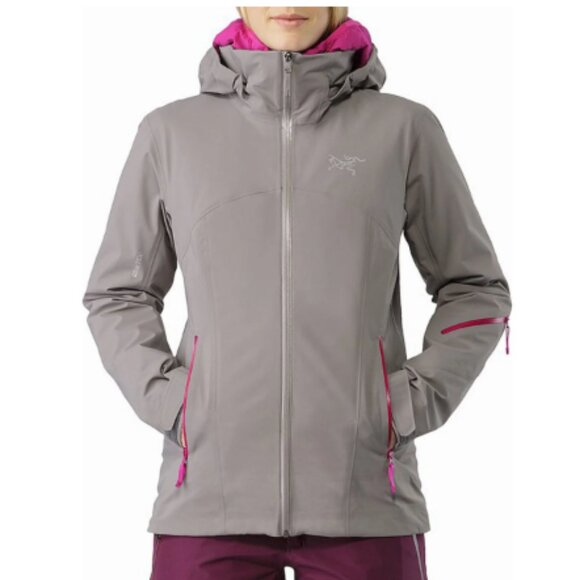 Arcteryx Arc'teryx GORE-TEX Astryl Ski Snow Shell Jacket Grey Pink Large NWOT - Picture 1 of 15
